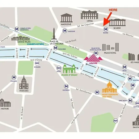 Promo! Location! Duplex Near The Louvre Paris
